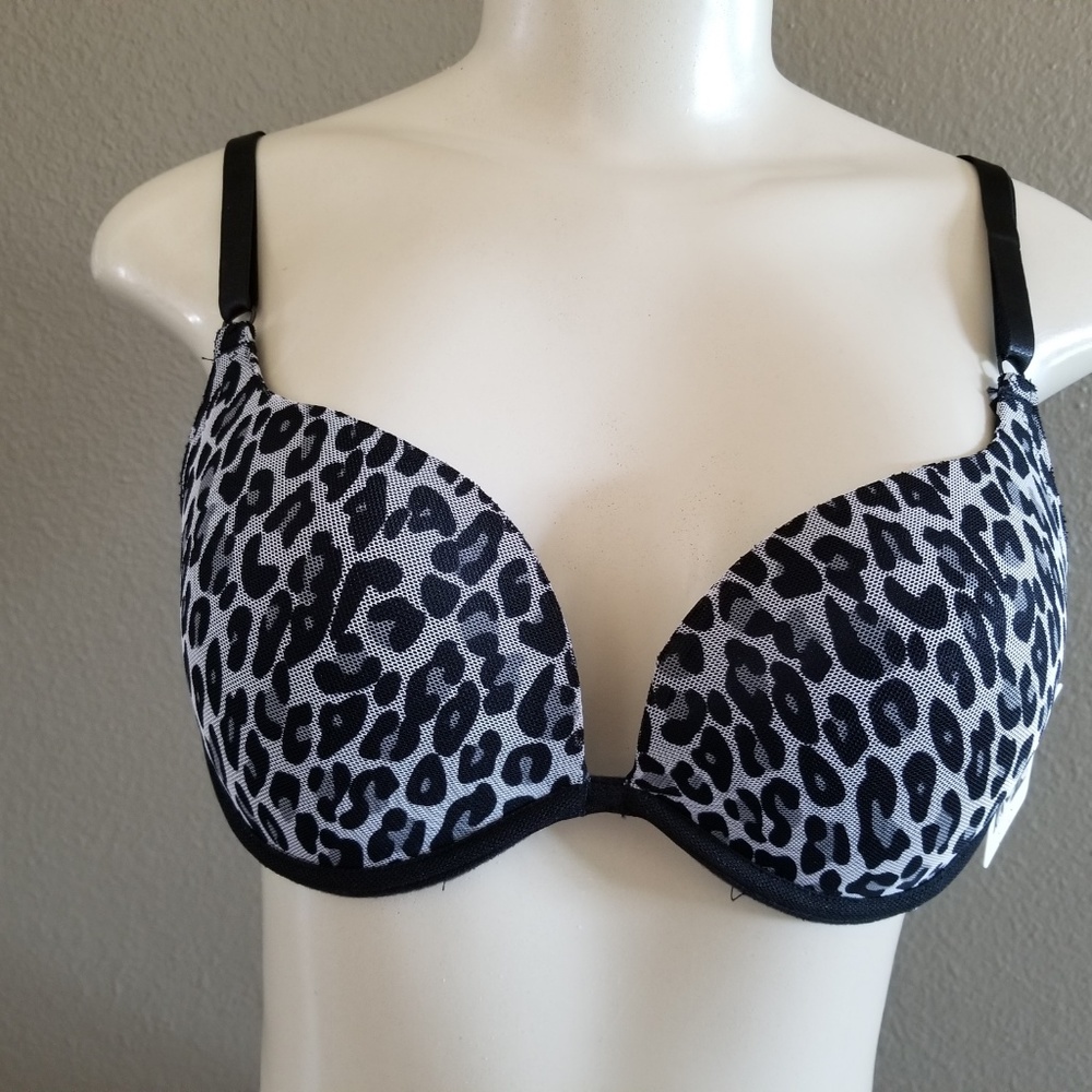 Jessica Simpson Bra Animal Print Push Up Bra NWT - Picture 2 of 8